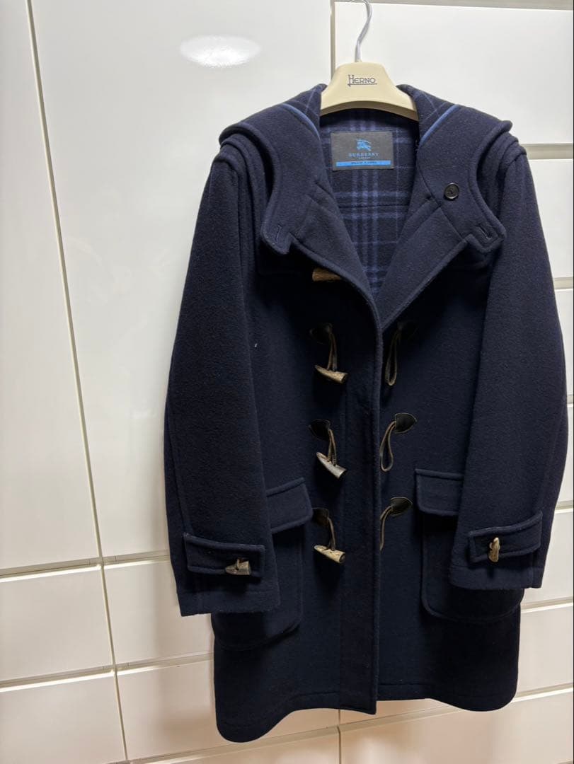 バーバリーロンドン ブルーレーベル ダッフルコート ネイビー Mサイズ バーバリーロンドン ダッフルコート 8008649 メンズ SIZE 56 (XL