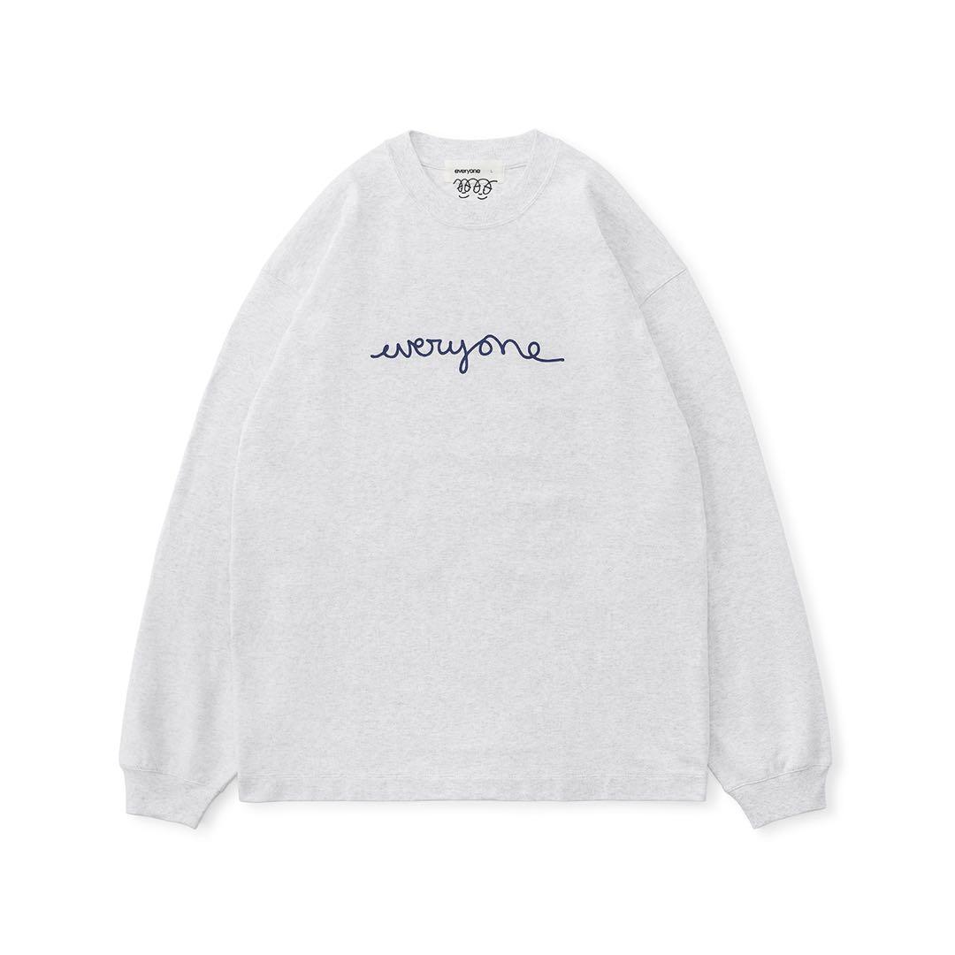 everyone j.30000 logo long sleeve tee L