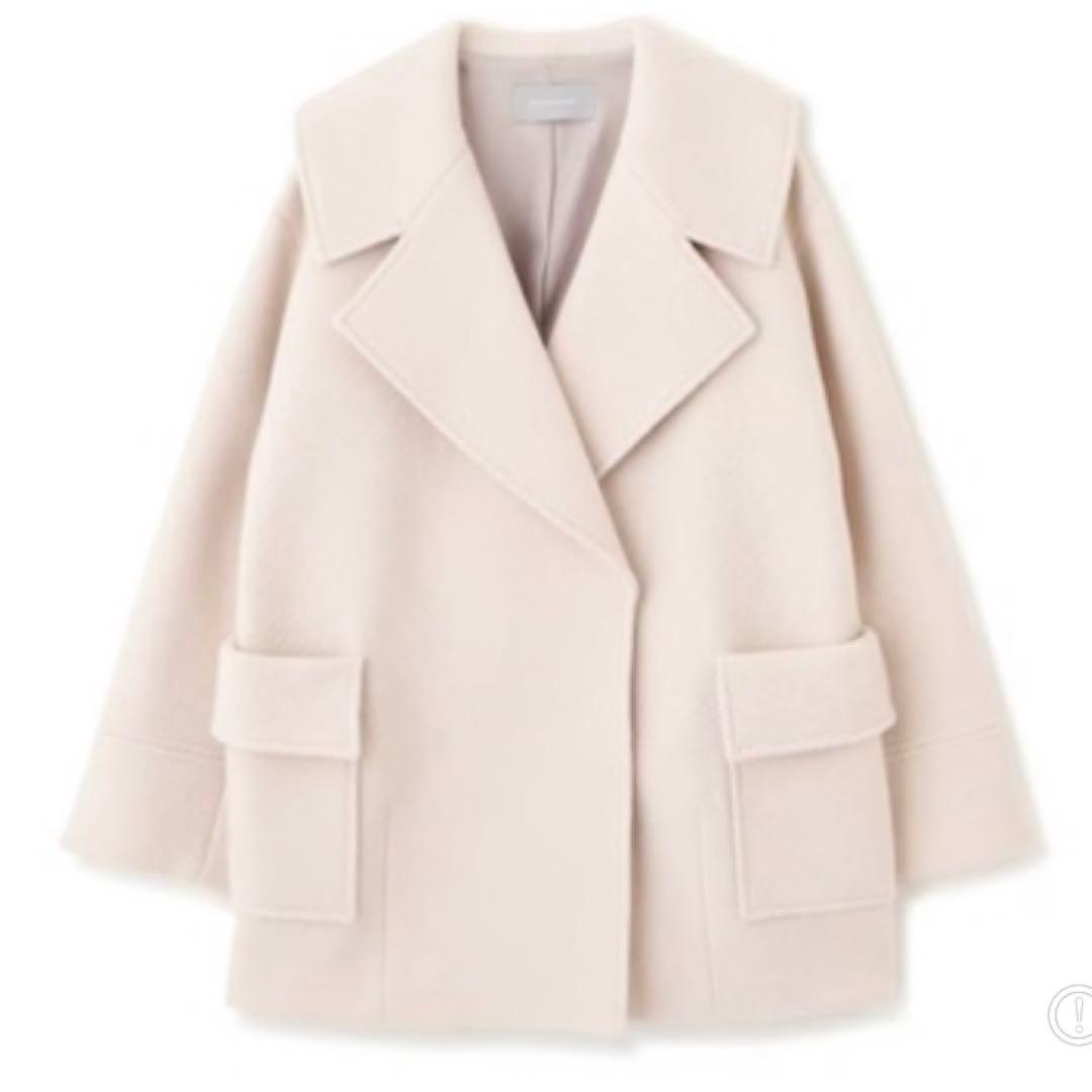 JILL by JILL STUART ホワイト ウール混合 ピーコート セール】◇ウールカルゼシリーズ コート（ピーコート）｜JILL by JILL