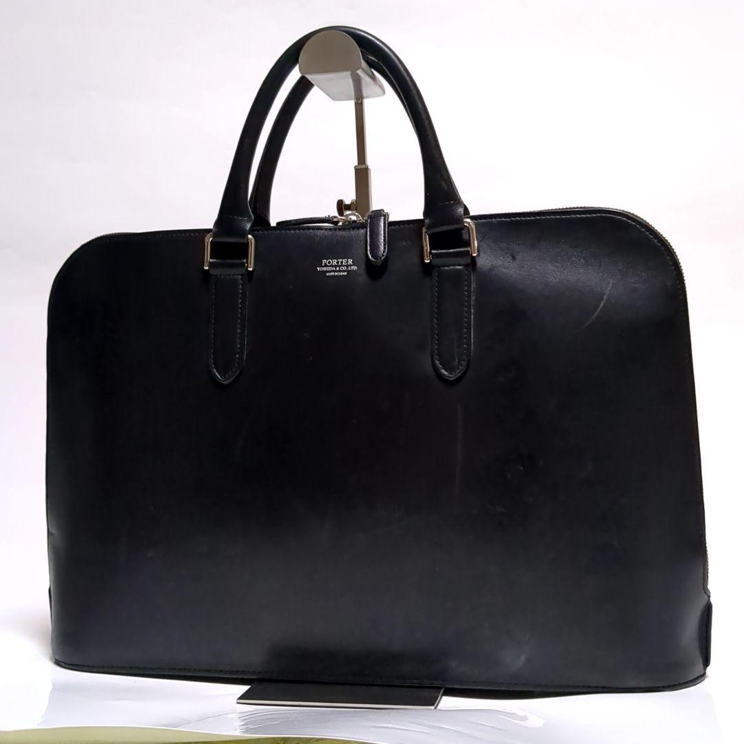 ✨PORTER✨CREDO ビジネスバッグ ブラック ロゴ レザー CREDO(クレド) BRIEFCASE(L) | 吉田カバンホームページ | YOSHIDA & Co.