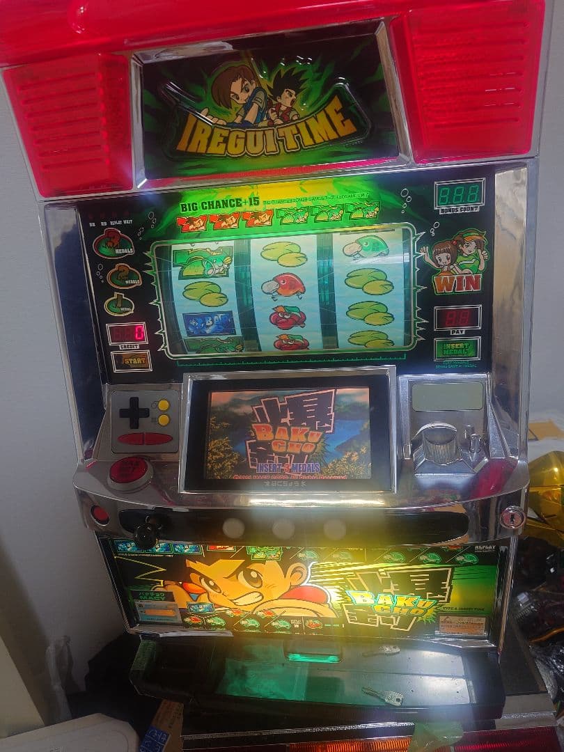 爆釣 4号機 メーシー パチスロ 実機 コイン不要機付き - メルカリ