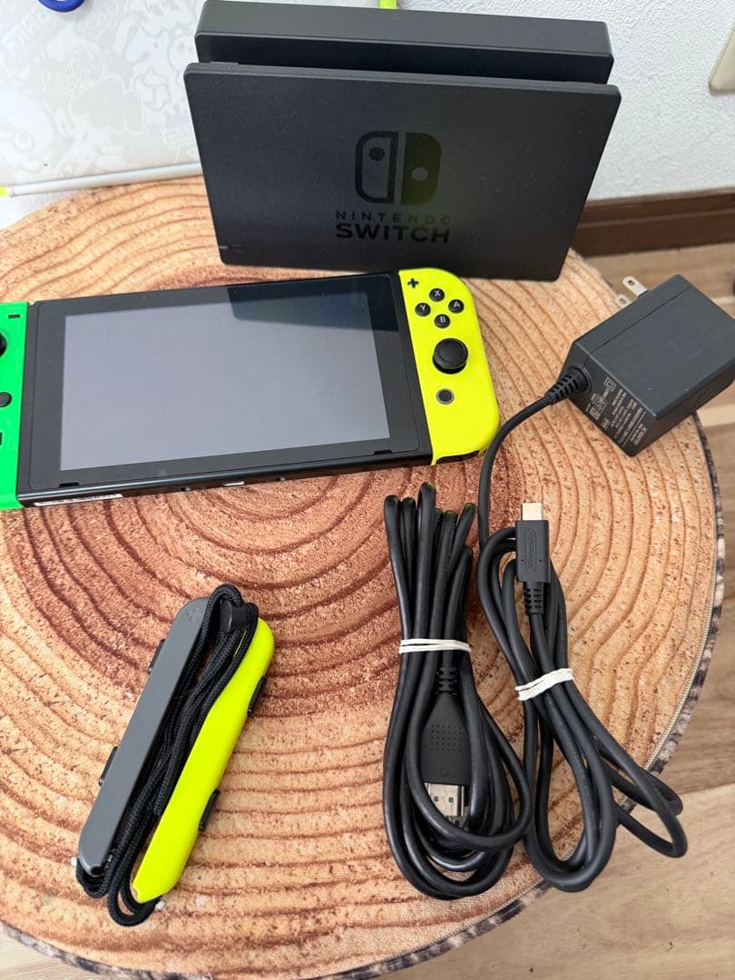 Nintendo Switch ニンテンドースイッチ本体 GRN/YEL箱無し - メルカリ