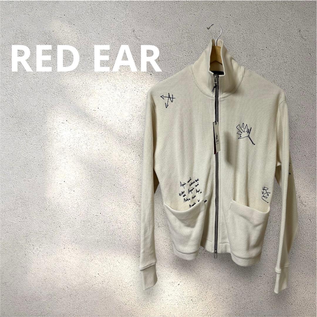 【新品タグ付・日本製】RED EAR ポールスミス 手書き風刺繍 リブニット M 2025年春夏シーズンのRED EARは伝統的な日本建築とモダンな要素が融合