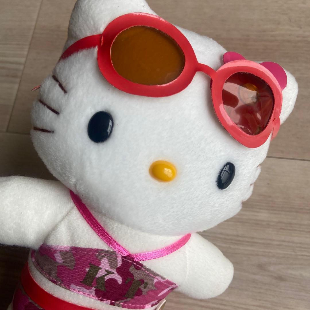 サンリオ キティ 迷彩水着 ぬいぐるみ 激レア 平成レトロ ギャルキティ