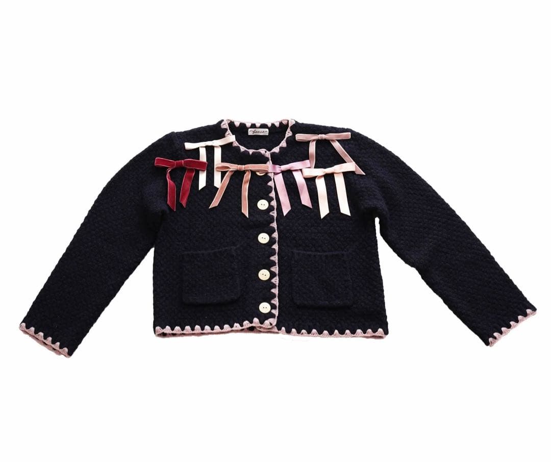 foxco（フォクスコ）渡邉香織さん リボンカーディガン - メルカリ