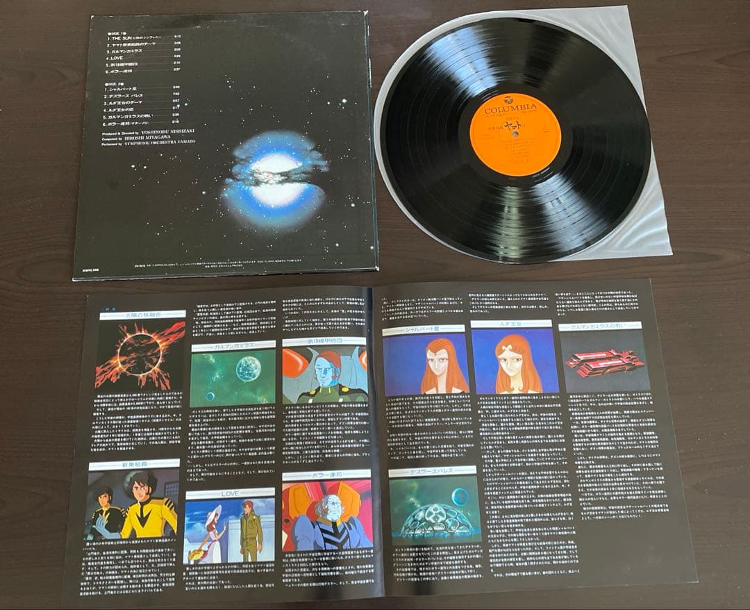 松本零士 レコード 銀河鉄道999 宇宙戦艦ヤマト サイボーグ999 ☆ 8枚