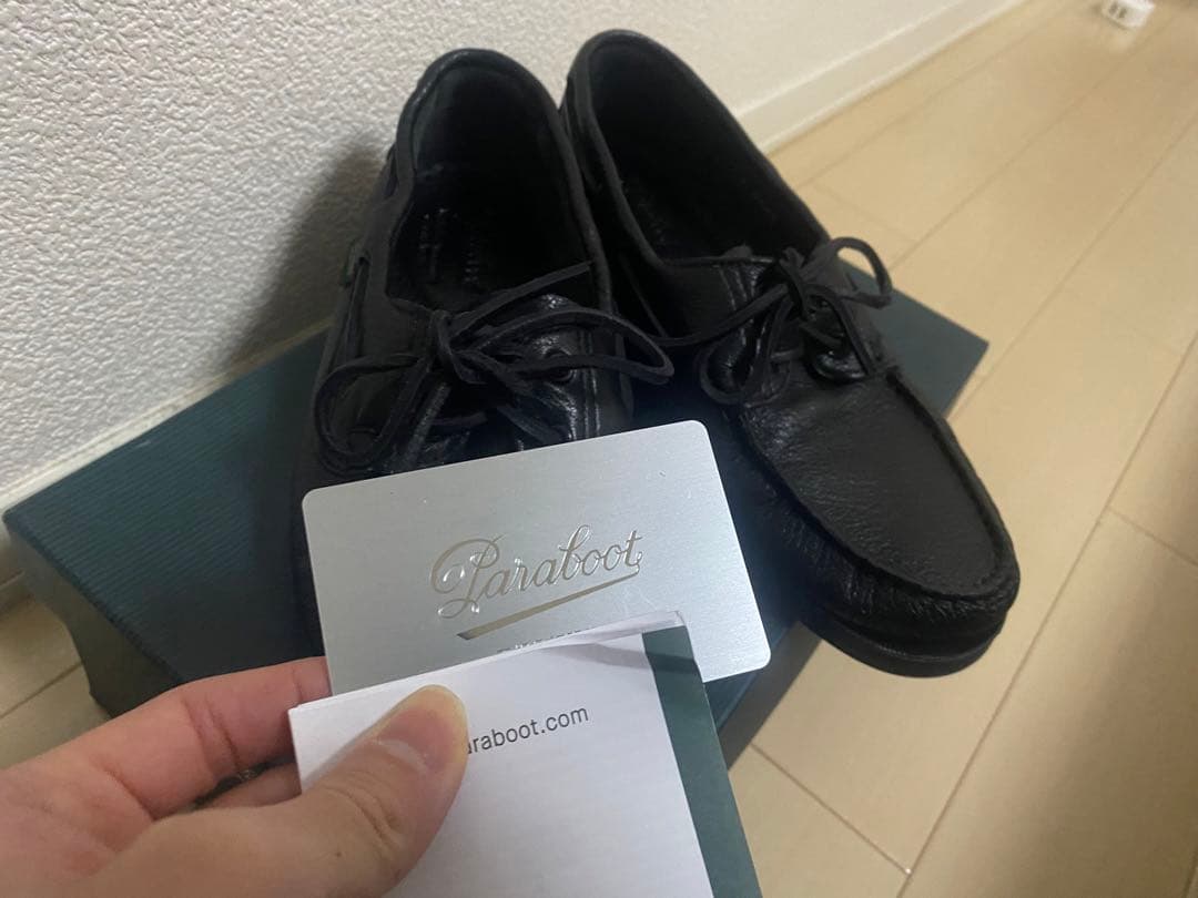Paraboot バース barth 黒 モカシン 試着のみ サイズ7 - メルカリ