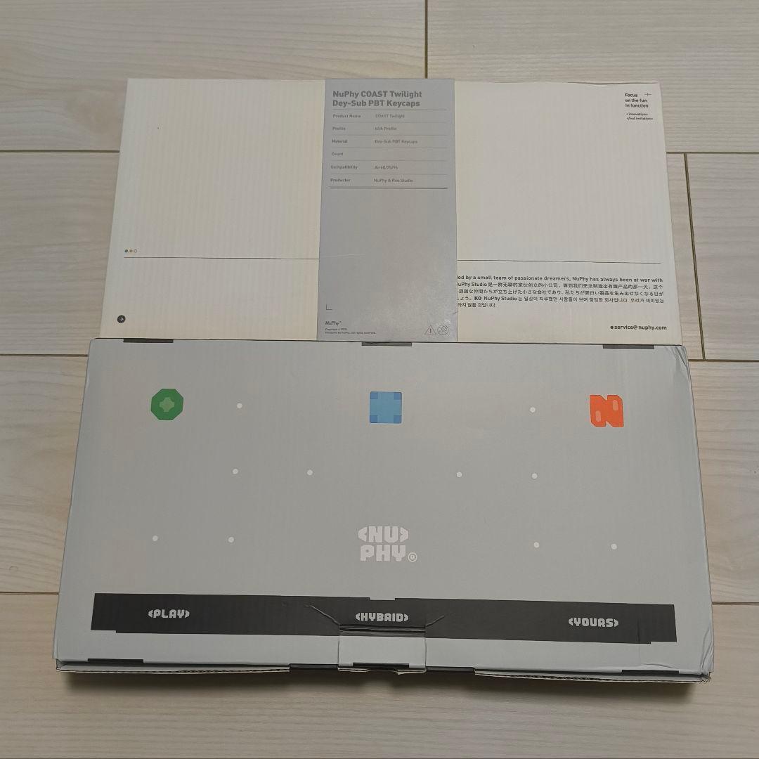 nuphy node75, 純正キーキャップ, 純正ケース3点セット - メルカリ