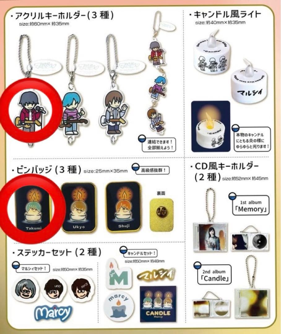 マルシィ グッズ ガチャ - メルカリ