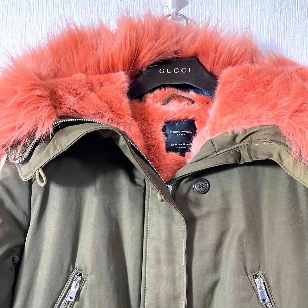 ⚛️♥幻の逸品♥⚛️人気即完売品！ZARA ザラ ピンクファーモッズ