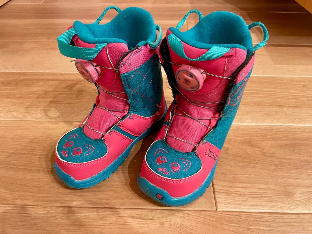 BURTON バートン GROM BOA キッズ ブーツ 20cm女の子 ピンク BURTON (バートン) GROM スノーボードブーツ キッズ 18.5cm/12C
