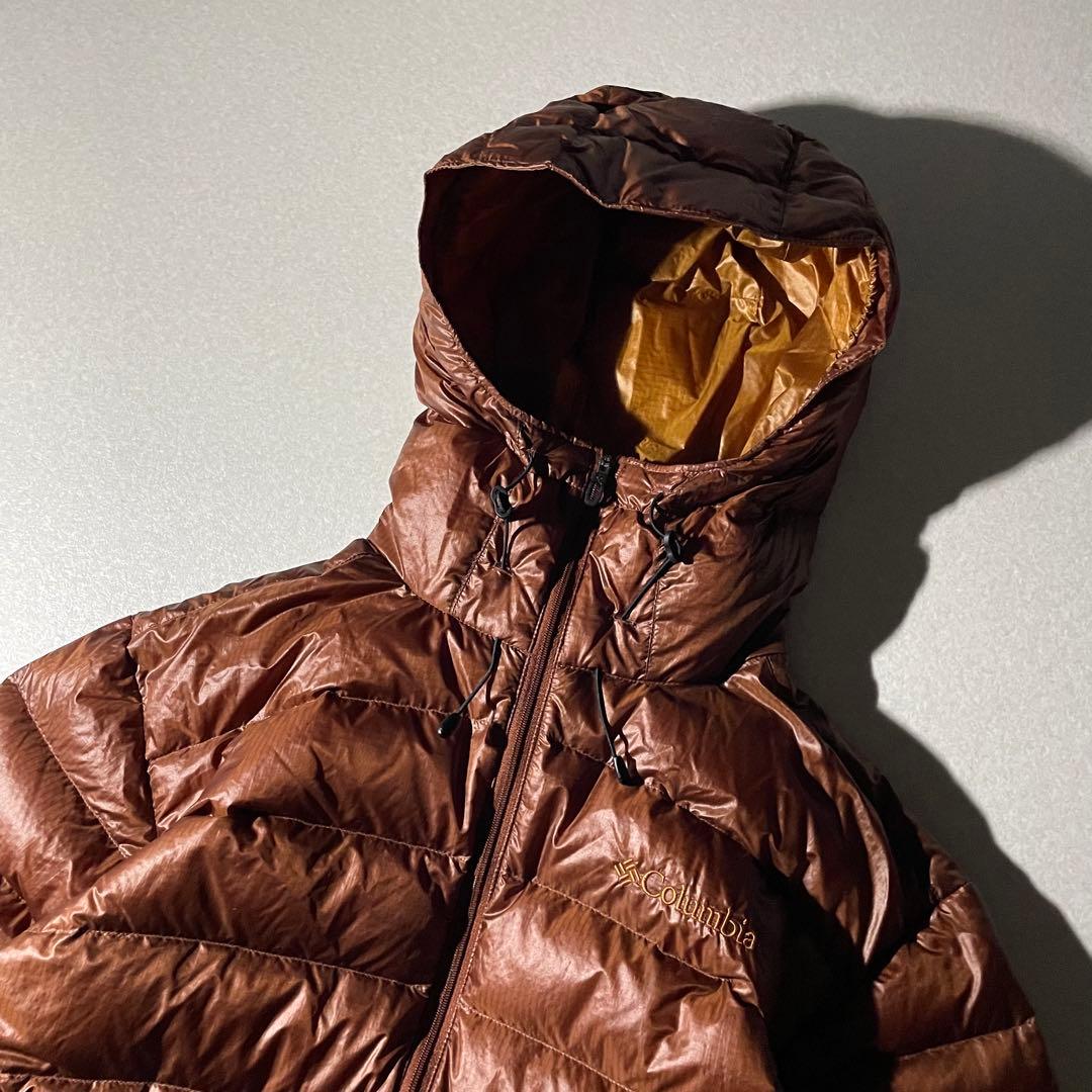 美品 コロンビア クレイターレイク アルパインダウンパーカ tech