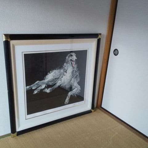 作品名:ボルゾイ(リロイ・ニーマン作シルクスクリーン) - メルカリ