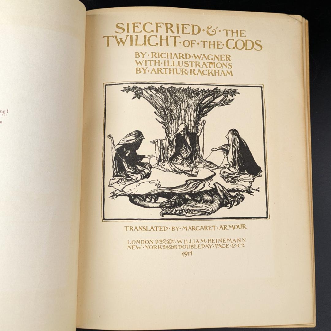 初版 アーサー・ラッカム挿画紋本 カラーイラスト全揃いジークフリート