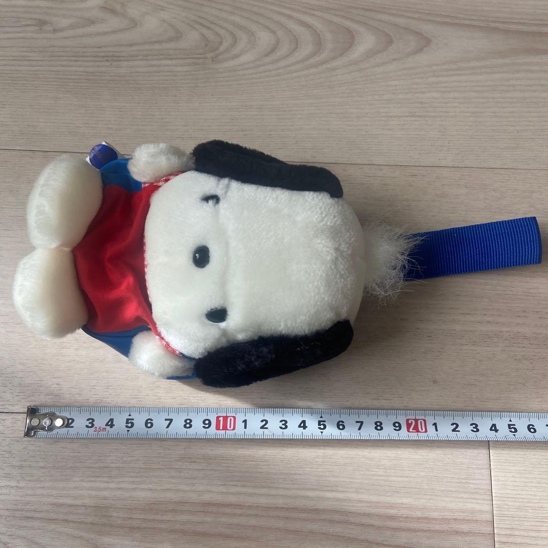 サンリオポチャッコ ぬいぐるみポーチバッグ 平成レトロエポック社当時品