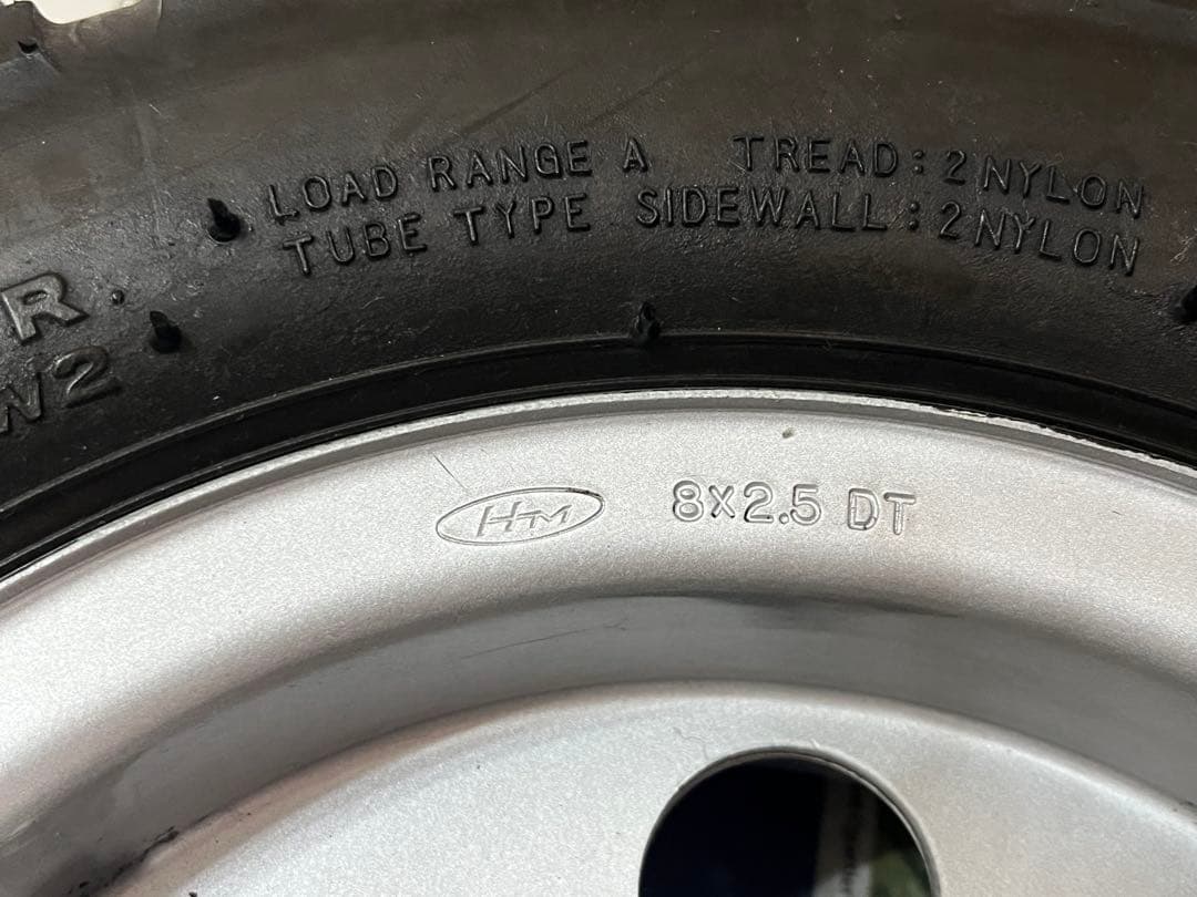 モンキー 純正タイヤ ホイール 3.50-8 インチ　ブリヂストンブロックタイヤ モンキー純正タイプ3.50-8 ブロックタイヤ チューブ付 [Y528]複数本