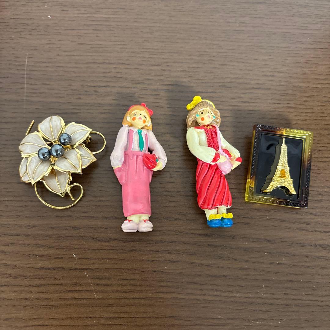 昭和レトロ ブローチ セット ヴィンテージ - メルカリ