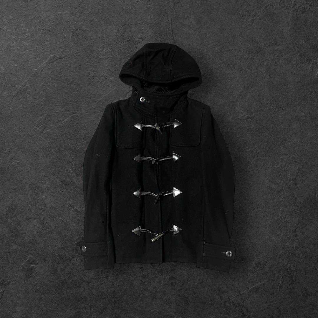 00s Archive Swag ATTACHMENT ブラック ダッフルコート d150-18-0069_11.jpg