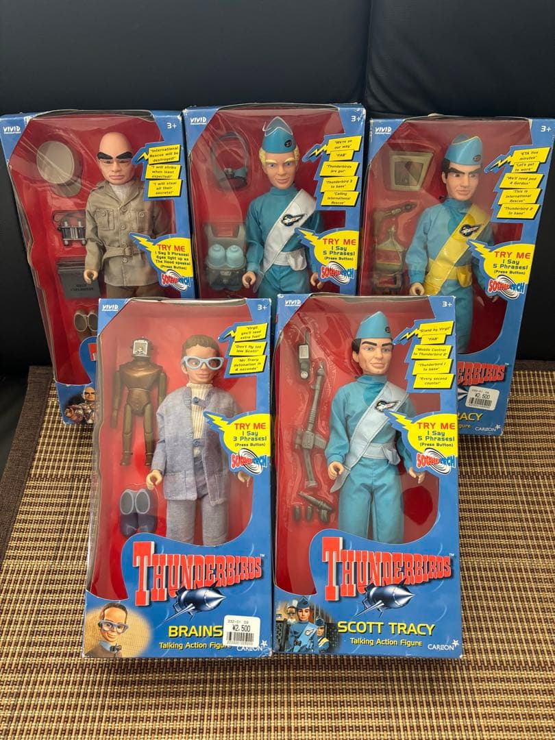 サンダーバード Thunderbird トーキングアクションフィギュア5体