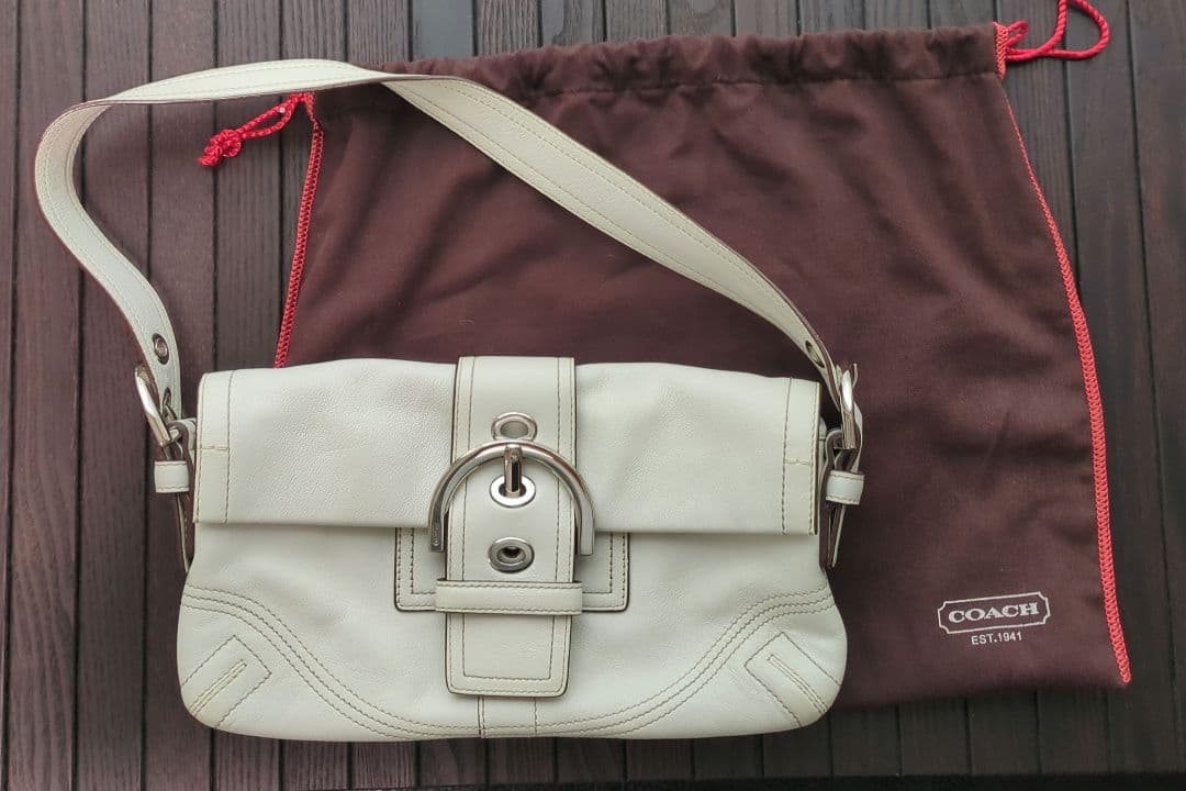 COACH Soho Leather One shoulder Bag Y2K