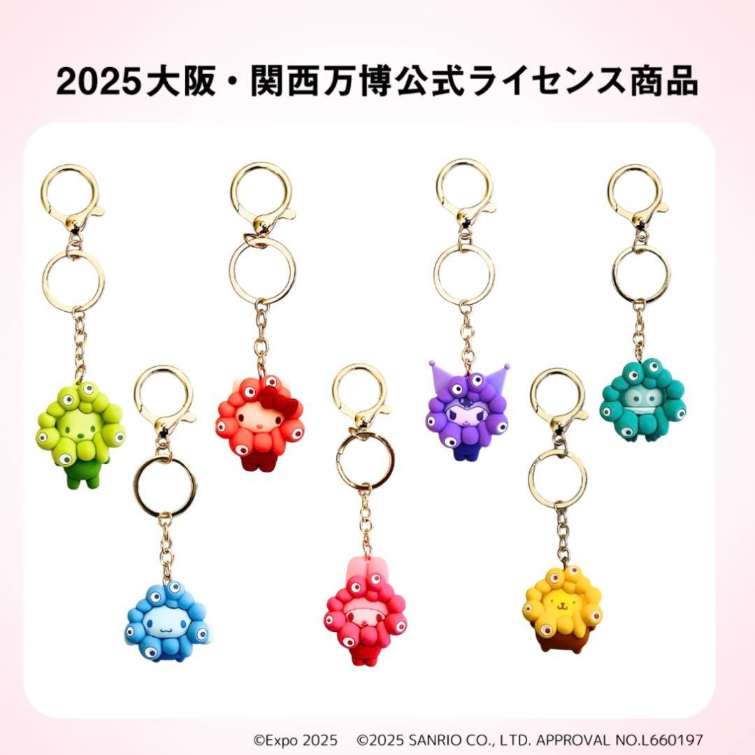 2025大阪・関西万博ミャクミャクサンリオコラボキーホルダールパン3世