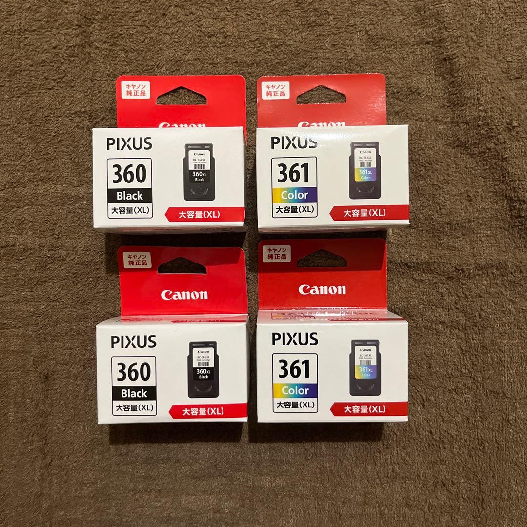 Canon BC361XL+360XL 純正大容量インク4本セット新品未開封❶ Amazon.co.jp: GPC Image Flex キャノン 用 インク 360 361 BC-360XL