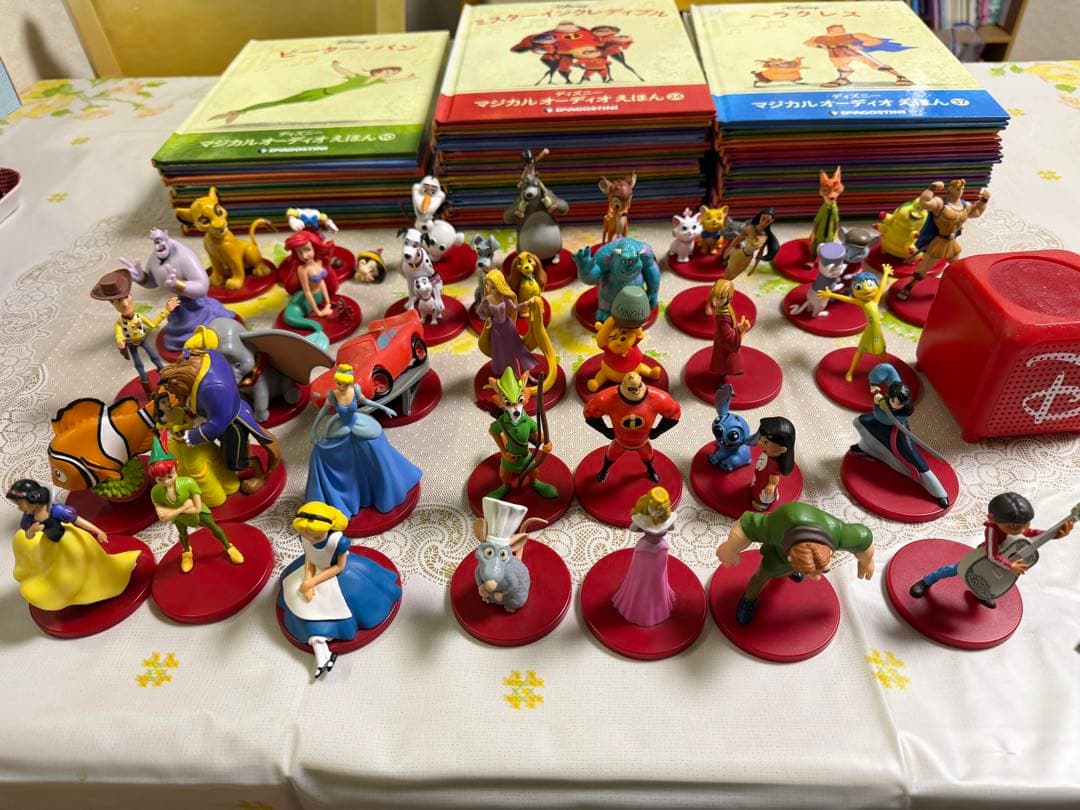 再出品　ディズニーマジカルオーディオ絵本1〜37巻フィギュア37体スピーカー無し 再出品 ディズニーマジカルオーディオ絵本1〜37巻フィギュア37体