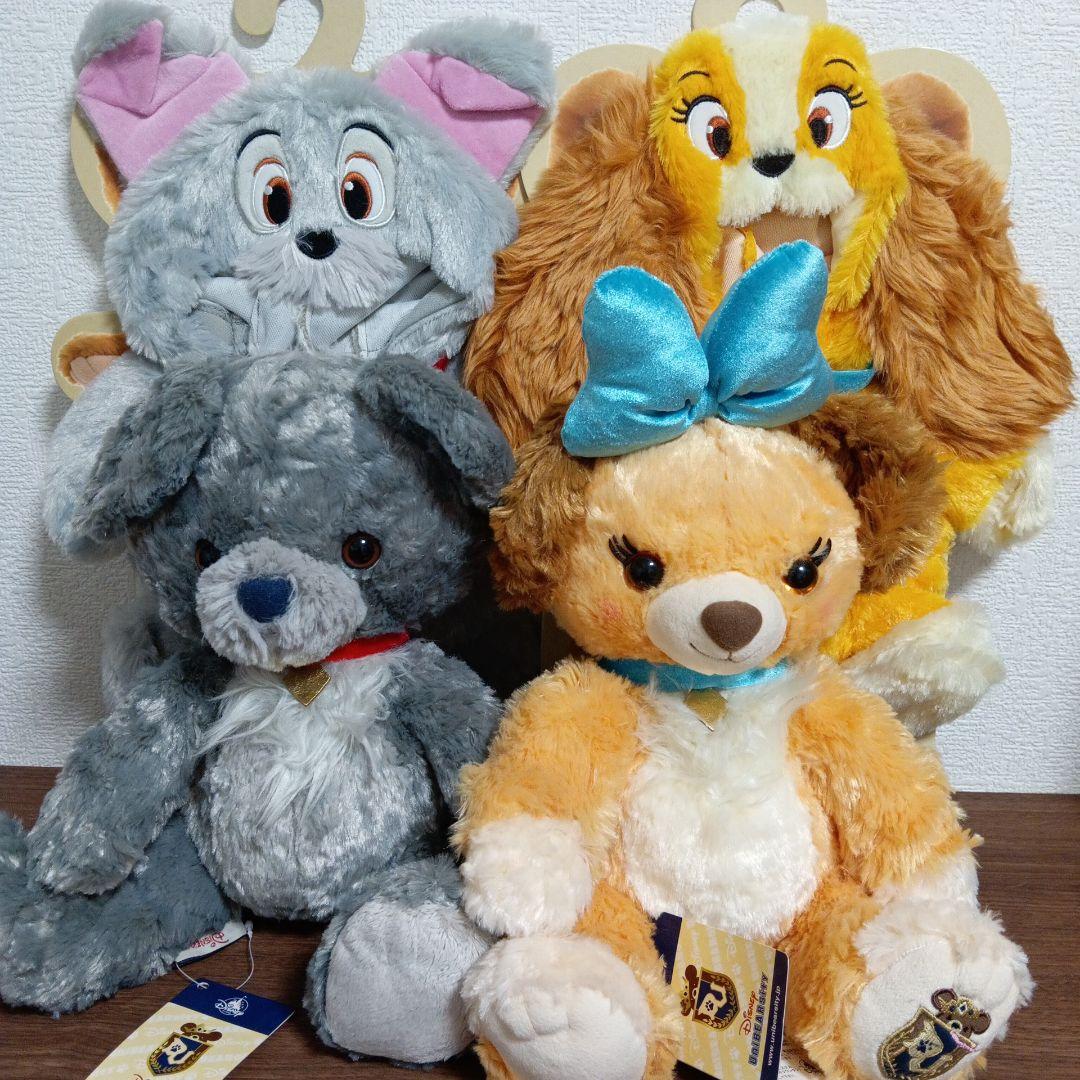 ユニベア　わんわん物語　ぬいぐるみ　コスチューム 新品未使用 ディズニー わんわん物語 レディ コスチューム ユニベア
