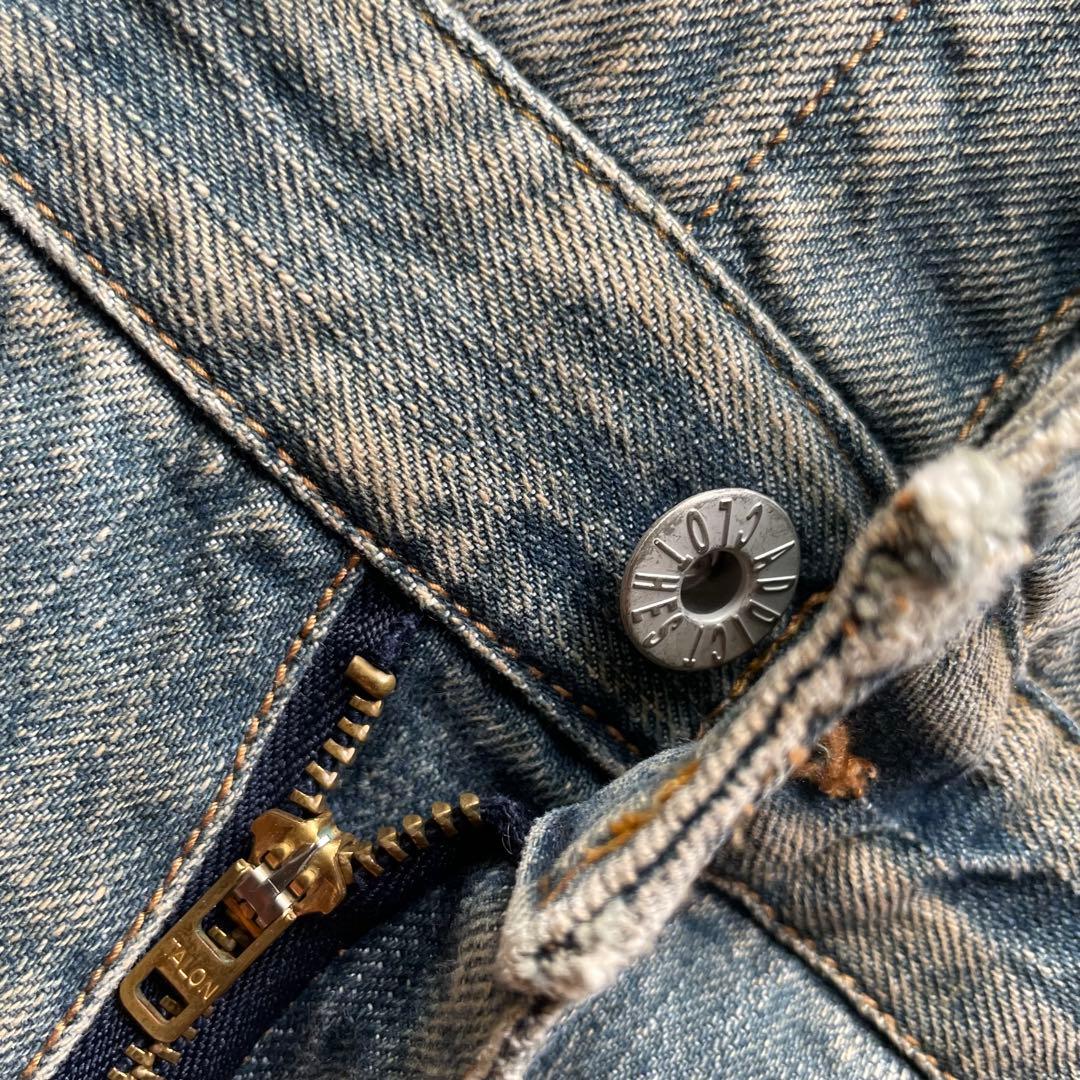 アディクトクローズ USED加工 デニム ジャンプスーツ オールインワン