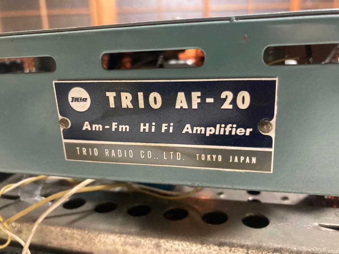 ジャンク品TRIO AF-20 AM-FM Hi Fi Amplifier - メルカリ