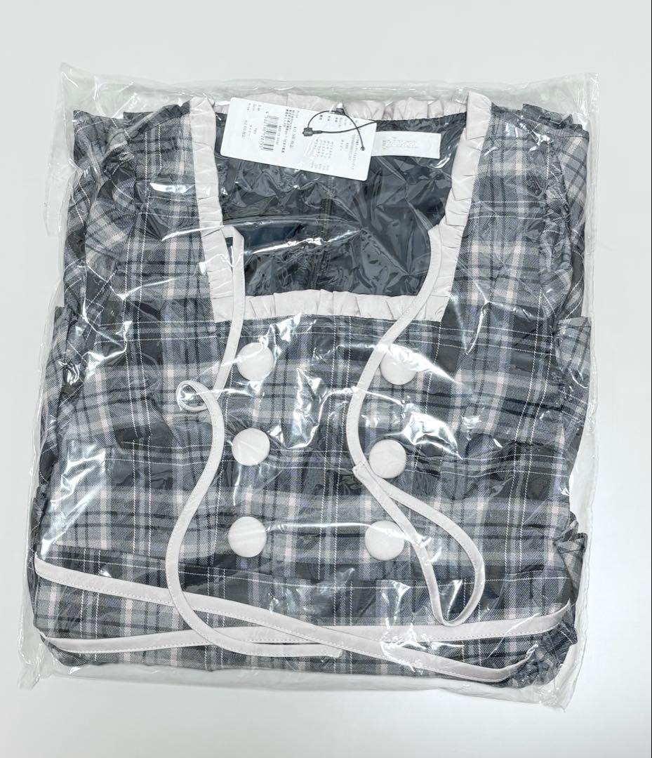 pium クロスベルト半袖ティアードミニワンピース ネイビー - メルカリ