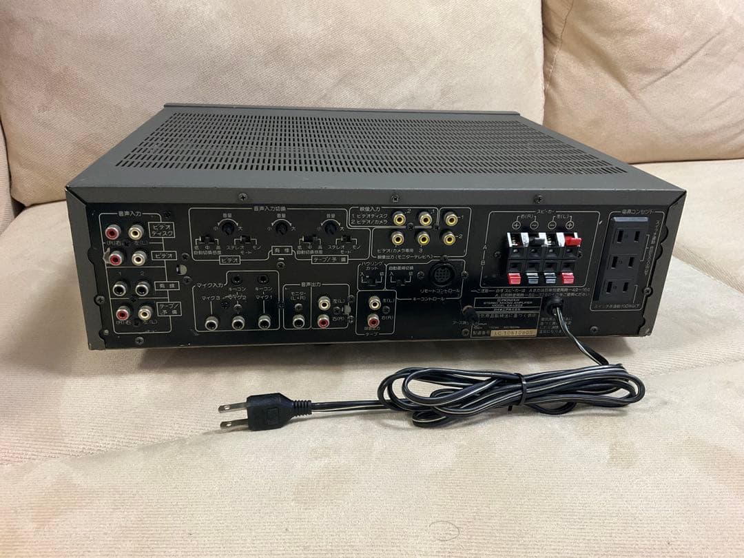 Pioneer SA-V20Ⅱ ステレオミキシングアンプ カラオケアンプ - メルカリ