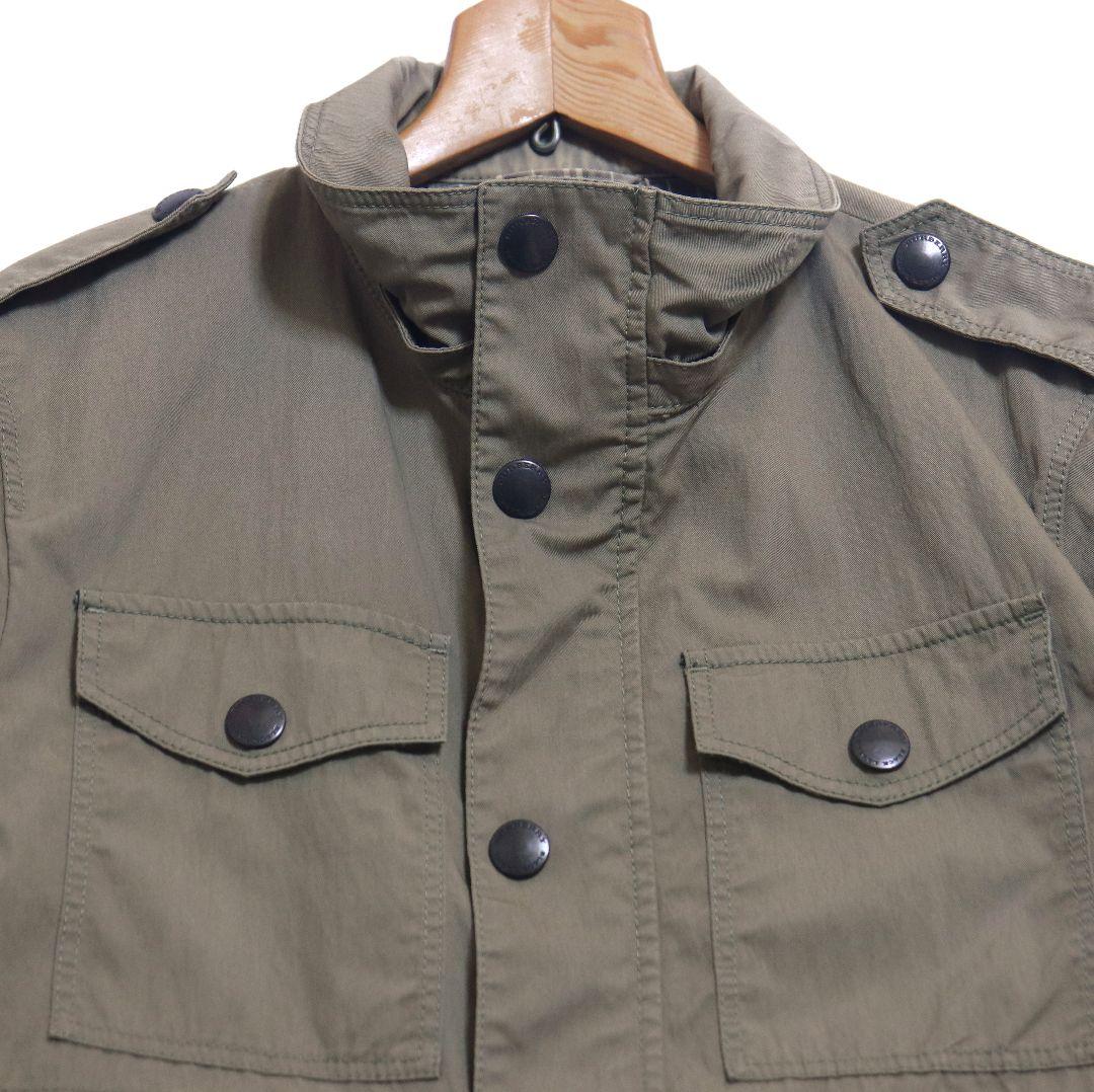 BURBERRY BLACK LABEL ミリタリージャケット Mサイズ カーキ - メルカリ