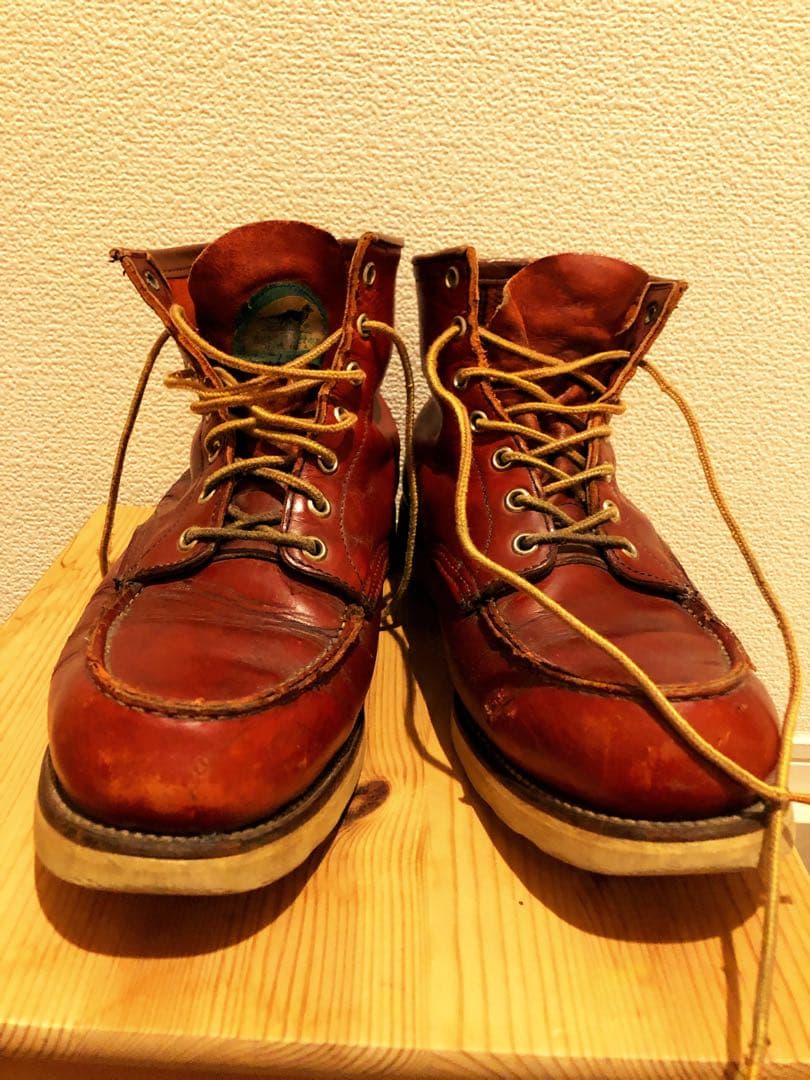 red wing レッドウイング　アイリッシュセッター　半円　10Ｅ 90s REDWINGレッドウイング 877 半円犬タグ アイリッシュセッター