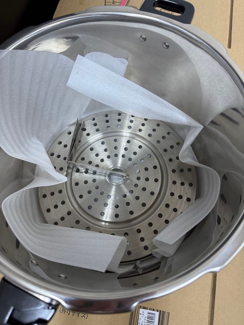 ステンレス製 圧力鍋 大容量 約8L AOYAGI CORPORATION