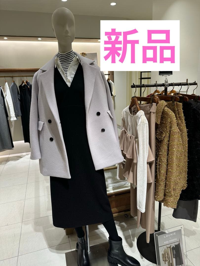 ルーニィ新品⭐️25年新作ジャコットウールジャケットコートsuper110's