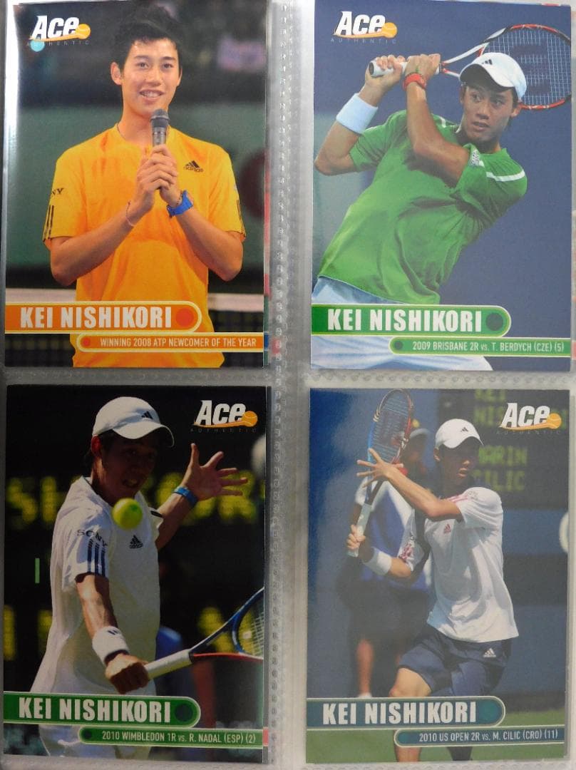 ACE 錦織圭 トレカ 31枚＋ 錦織圭/ジョコビッチ デュアルジャージ