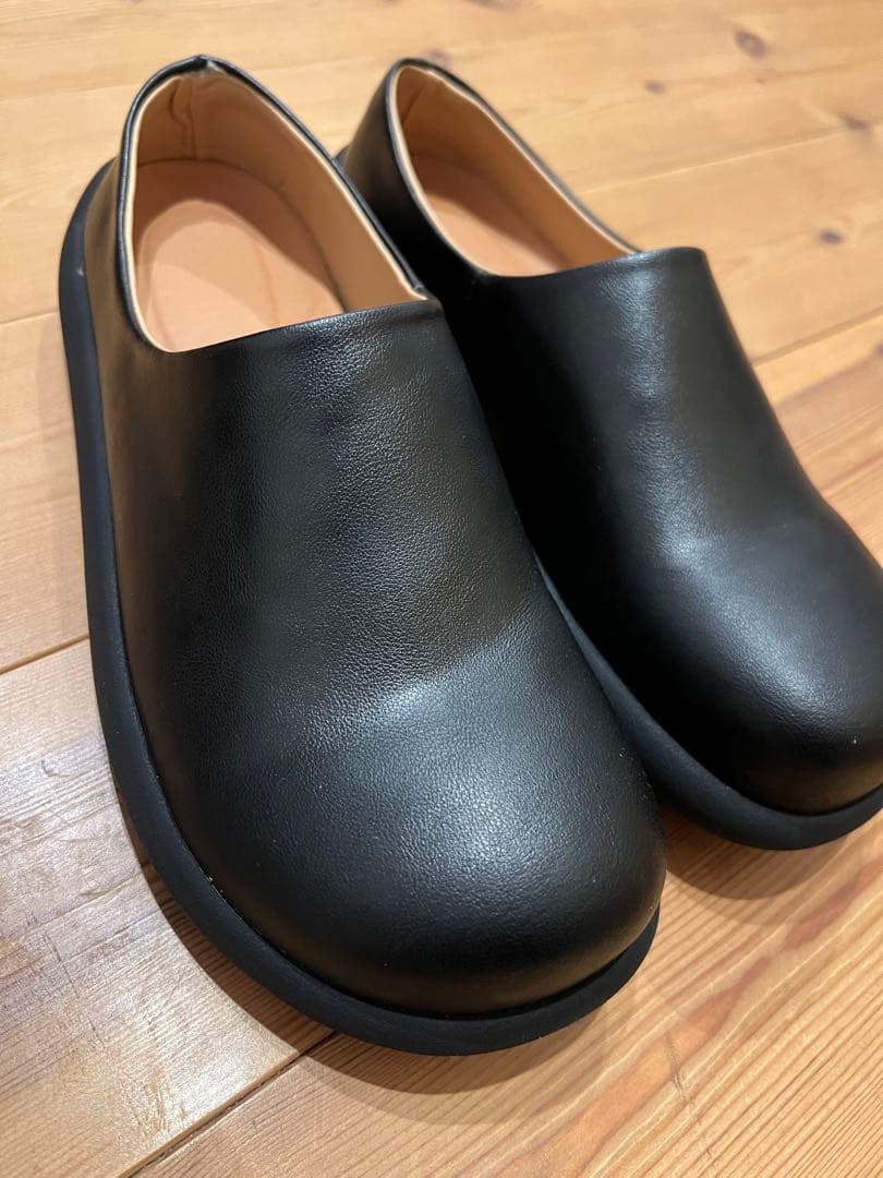 エコレザー イージーローファー ブラック 39(24.5)