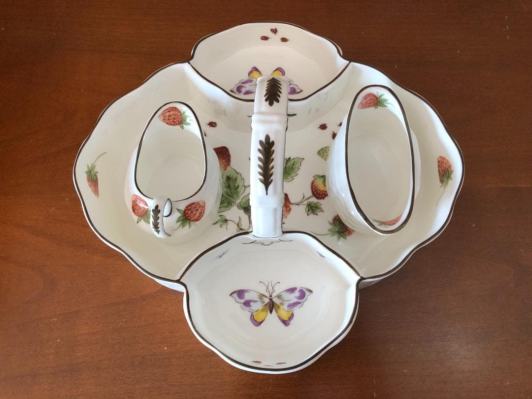 ストロベリーバスケット 3点セット ☆ Coalport コールポート - メルカリ