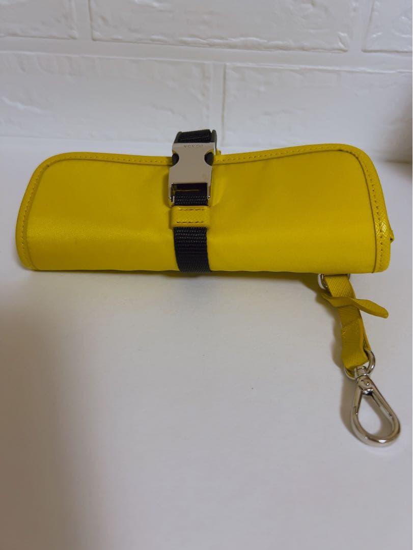プラダ PRADA メガネケース 未使用品 イエロー 黄色 - メルカリ