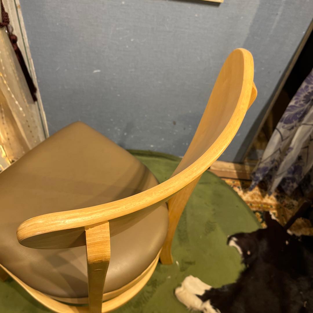 Sale L1 2脚セット 座面色変更可 ラウンドバック ダイニングチェア