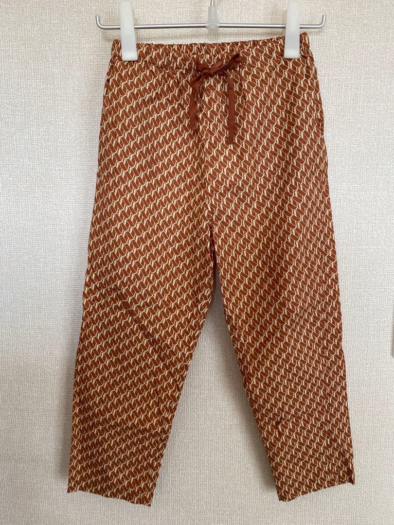 SALE❗️caramel ジオプリント柄　トラウザーパンツ International Gallery BEAMS（インターナショナルギャラリー ビームス