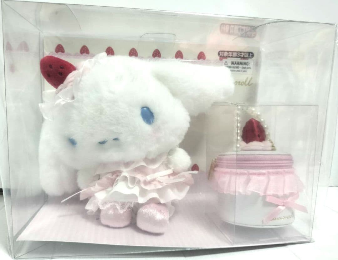 サンリオ　いちごホイップケーキ　ぬいぐるみ　アクセサリーセット　シナモロール Amazon.co.jp: サンリオ(SANRIO) ぬいぐるみ&アクセサリーケースセット