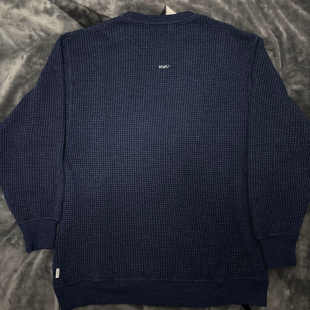 WTAPS ダブルタップス ワッフルインディゴニット221ATDT-CSM01 - メルカリ