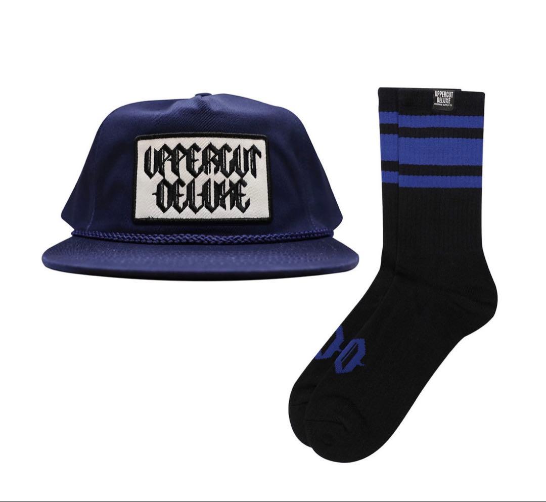 UPPERCUT DELUXE ワーキングブルース　キャップ & ラインソックス UPPERCUT DELUXE ワーキングブルース キャップ & ラインソックス