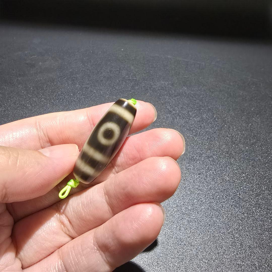 8 老礦天珠 二眼天珠 天珠 天然石 風水 御守 占い