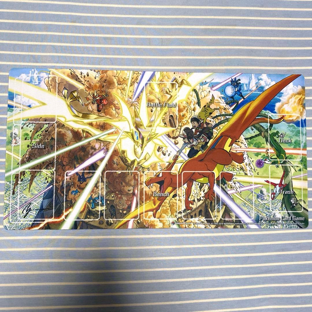 美品】ポケモンカード プレイマット 村田雄介 ウルトラネクロズマ空中