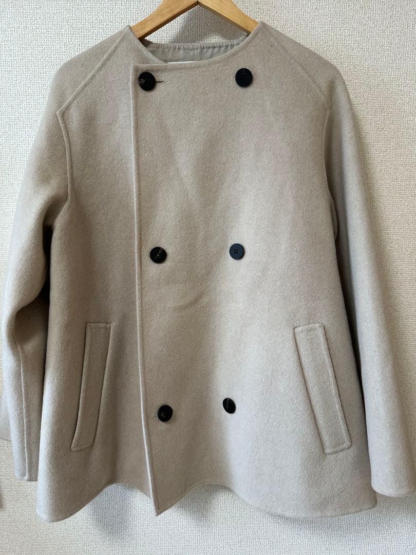 GALERIE VIE　ウールコート GALERIE VIE（ギャルリー ヴィー） ノーカラーコート コート ウール