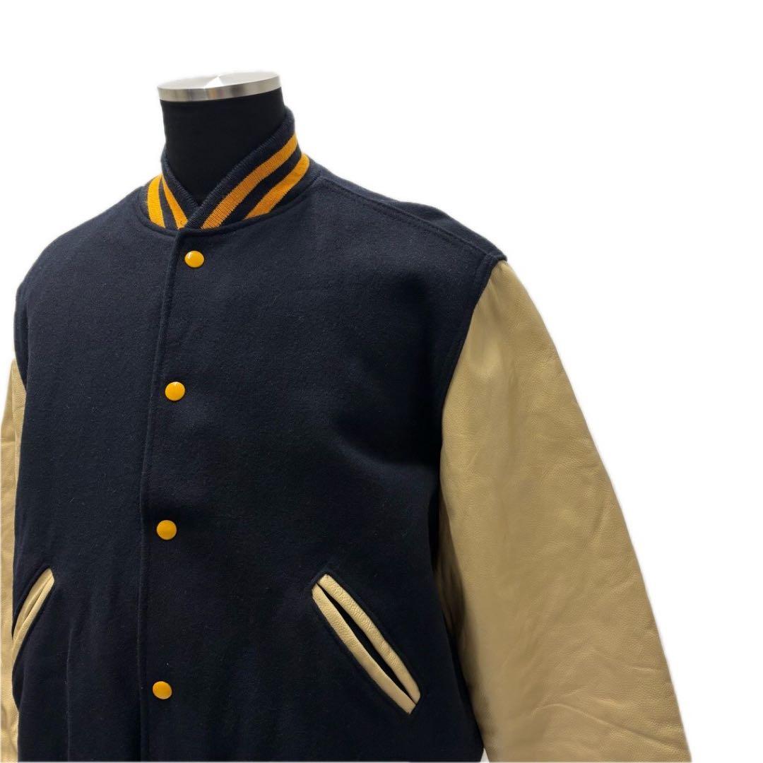 PE/TF QLT M65 CT モンキータイム スタジャン 袖レザー パイソン