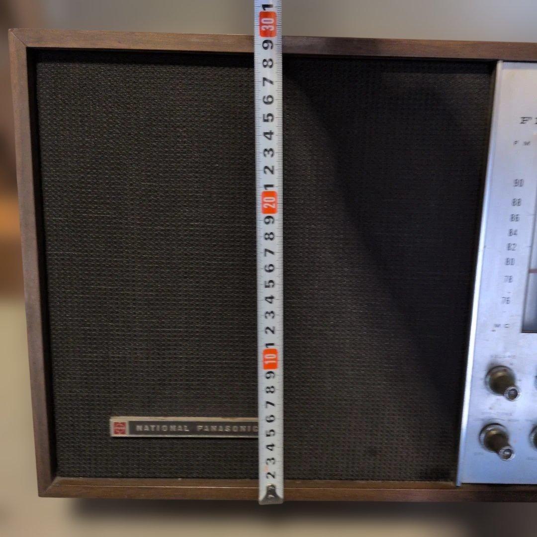FMの聴ける真空管ラジオ ナショナルパナソニックRE-760 ジャンク
